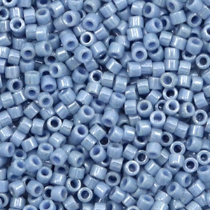 Miyuki kralen delica's 11/0 Opaque luster denim blue
