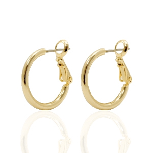 Onderdelen DQ metaal oorbellen creolen 18mm Gold