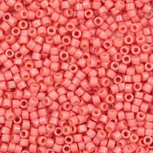 Miyuki kralen delica's 11/0 Duracoat opaque dyed light watermelon pink DB-2114