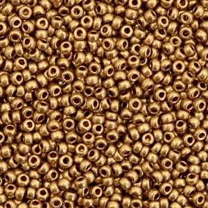 Miyuki rocailles 11/0 Metallic light bronze 11-457L