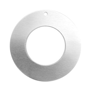 ImpressArt stamp labels bedel ring 25mm Alkeme Zilver