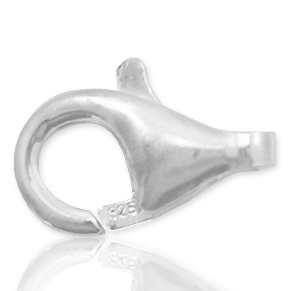 925 Zilver onderdelen karabijnslot 9mm Zilver