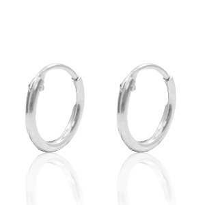 925 Zilver onderdelen creolen 10mm Zilver