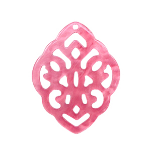 Resin hangers ruit barok Mellow rose