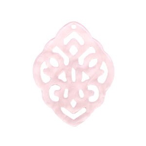 Resin hangers ruit barok Powder pink