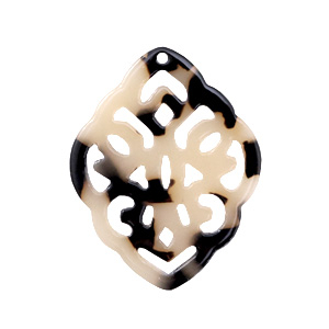 Resin hangers ruit barok Cream black