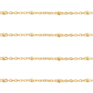 Roestvrij stalen (RVS) stainless steel onderdelen jasseron 2.0mm Goud