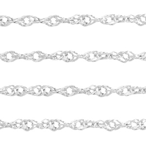 Roestvrij stalen (RVS) Stainless steel onderdelen weave jasseron Zilver