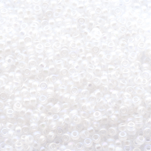 Miyuki rocailles 11/0 Transparent matte ab crystal 11-131fr