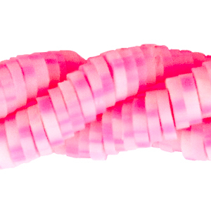 Katsuki kralen 6mm Azalea neon pink