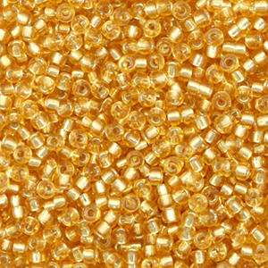 Miyuki rocailles 11/0 Silverlined gold 11-3