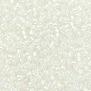 Miyuki rocailles 11/0 Fancy lined soft white 11-3637