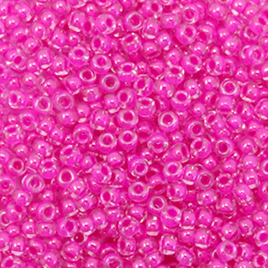 Miyuki rocailles 11/0 Inside color luster fuchsia 11-209