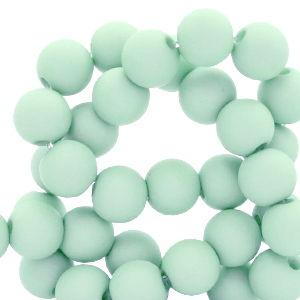 4 mm acryl kralen Soothing sea blue