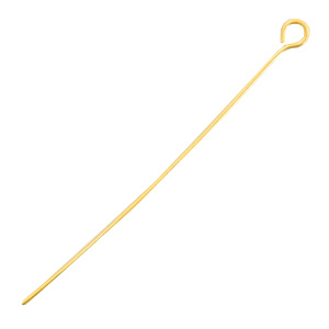 Roestvrij stalen (RVS) Stainless steel onderdelen kettelstift 50mm Goud