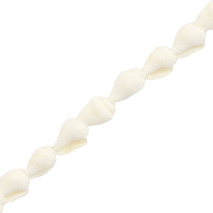 Schelp kralen wulk White