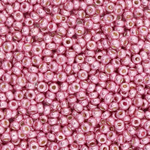 Miyuki rocailles 11/0 Duracoat galvanized hot pink 11-4210
