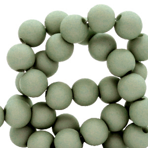 6 mm acryl kralen Iceberg green