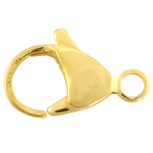 Roestvrij stalen (RVS) Stainless steel onderdelen karabijnslot 9mm Goud