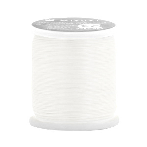 Miyuki beading draad Off white