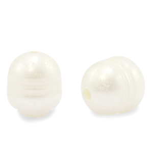 BQ Zoetwaterparels rice 12x10mm Natural white
