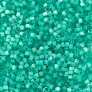 Miyuki kralen delica's 11/0 Silk satin dyed aqua green DB-1813