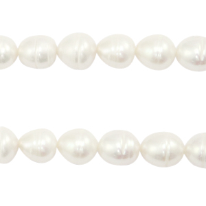 BQ Zoetwaterparels rice 10x9mm Natural white