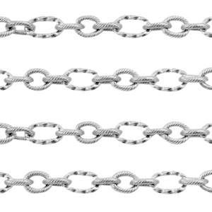Roestvrij stalen (RVS) Stainless steel onderdelen jasseron ankerketting Zilver