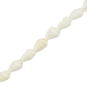 Schelp kralen wulk White (natuurlijke kleur schelp)