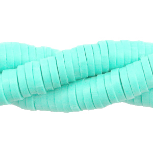 Katsuki kralen 4mm Bleached aqua blue