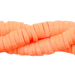 Katsuki kralen 4mm Neon peachy orange