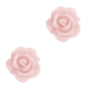Roosjes kralen 10mm Vintage rose