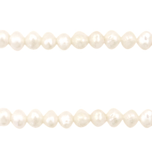 BQ Zoetwaterparels rond 4mm Natural white
