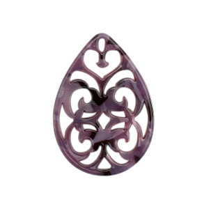 Resin hangers barok druppel Purple