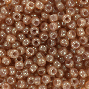 Miyuki rocailles 8/0 Ceylon translucent peony rose 8-2371
