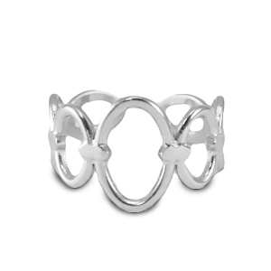 Roestvrij stalen (RVS) Stainless steel ringen Zilver