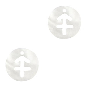Schelp hangers specials boogschutter White (natuurlijke kleur)