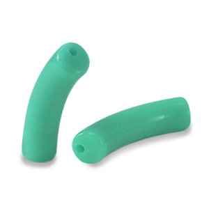 Acryl kralen tube Turquoise