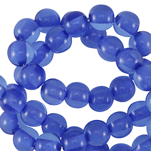 Polaris kralen rond 6 mm Cristallo Dark royal blue