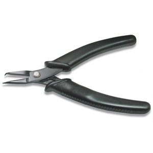 Beadsmith Hi Tech split ring tang met veer Zwart