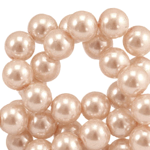 Glasparels 4mm Cream peach