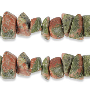 Chips stone kralen graniet Earth green