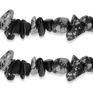 Chips stone kralen obsidiaan Black-anthracite marble
