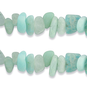 Chips stone kralen amazoniet Mint green
