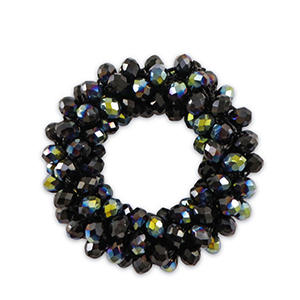 Top facet hangers 32mm Midnight blue AB