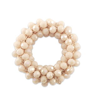 Top facet hangers 32mm Nude pink