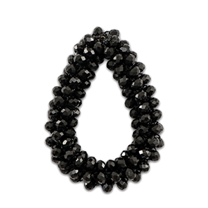 Top facet hangers druppel Black