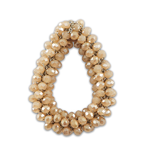 Top facet hangers druppel Beige