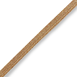 Elastisch lint Ibiza Champagne gold metallic