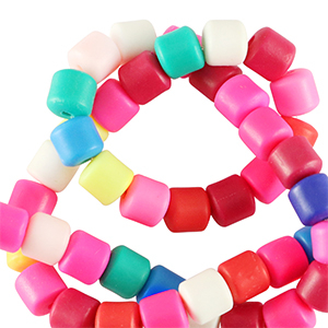 Polymeer kralen 6mm Multicolour